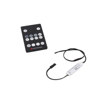 Funk LED Mini Dimmer mit Fernbedienung für Leuchten mit Ministecker 12-24V 6A