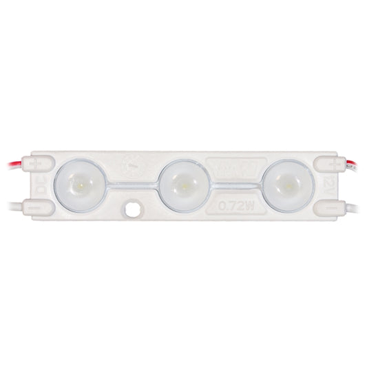 LED Modul mit 3x2835SMD-LED 12V DC 0,72W 160° in Blau wasserfest IP67