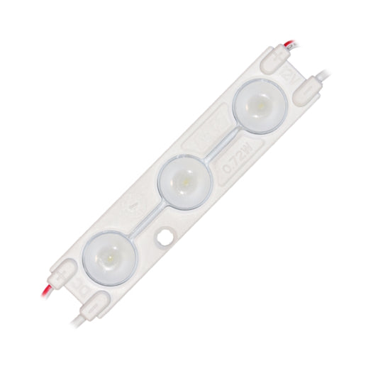 LED Modul mit 3x 2835 Power LEDs 12V DC 0,72W 160° warm-weiß (2700-3200K) IP67
