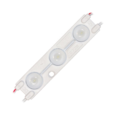 LED Modul mit 3x 2835 Power LEDs 12V DC 0,72W 160° warm-weiß (2700-3200K) IP67