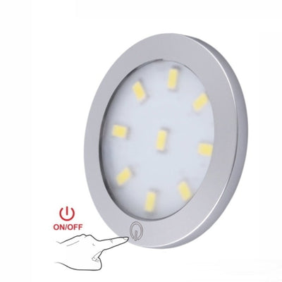 LED AUFBAU Möbel /Unterbauleuchte ORBIT XL Touch kalt weiß (6000k) 12V/3W