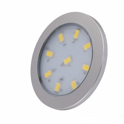 LED AUFBAU Möbel /Unterbauleuchte ORBIT XL silber warm weiß (3000k) 12V/3W