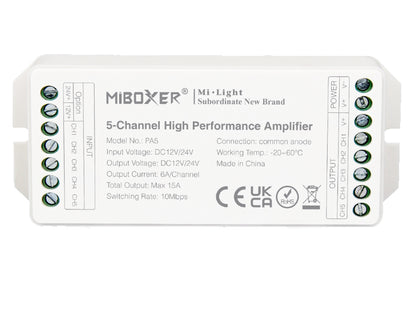 5-Kanal High Performance Signal-Verstärker (PA5), MiBoxer