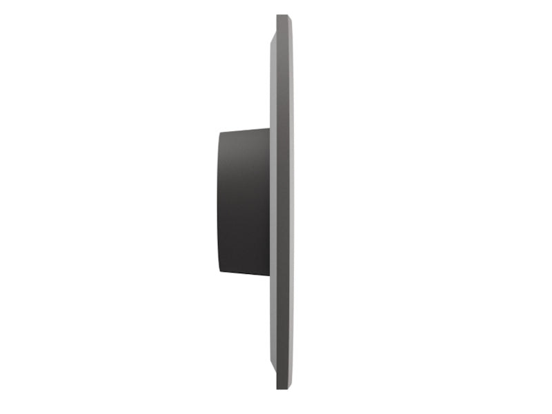LED CCT Wandlampe | Wandleuchte "PIATTA" rund in grau 18W 230V 250x47MM IP44