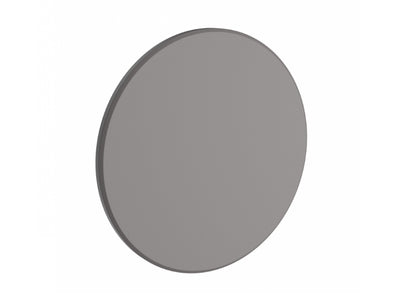 LED CCT Wandlampe | Wandleuchte "PIATTA" rund in grau 18W 230V 250x47MM IP44