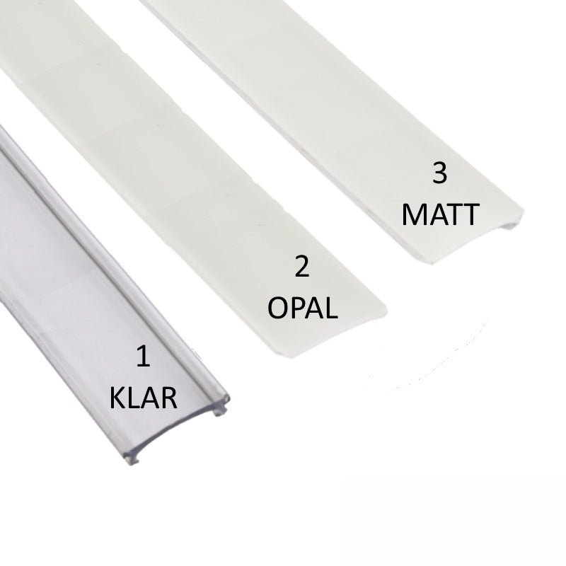 2m ALU Profil S-FUGE in silber + Abdeckung