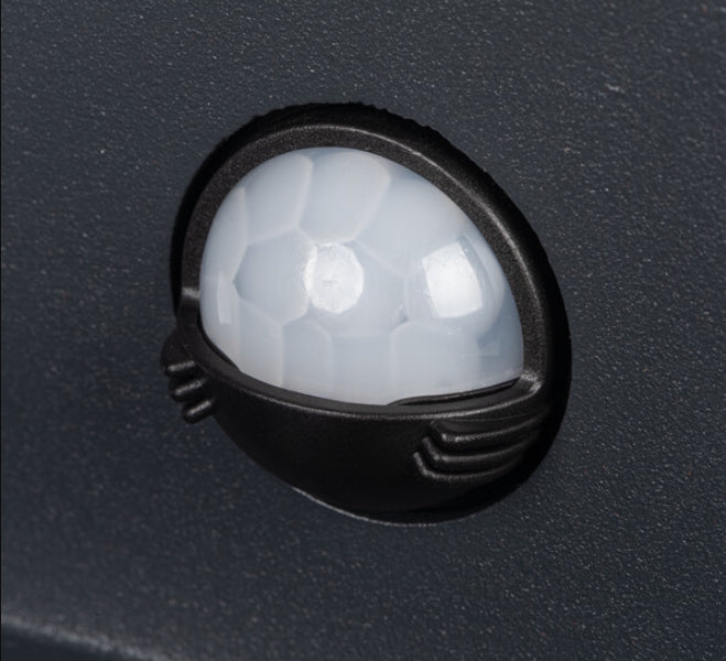 Wandlampe | Wandleuchte LED REKA PIR Grau Eckig 7W IP54