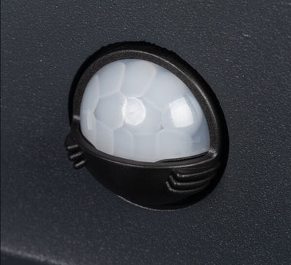 Wandlampe | Wandleuchte LED REKA PIR Grau Eckig 7W IP54