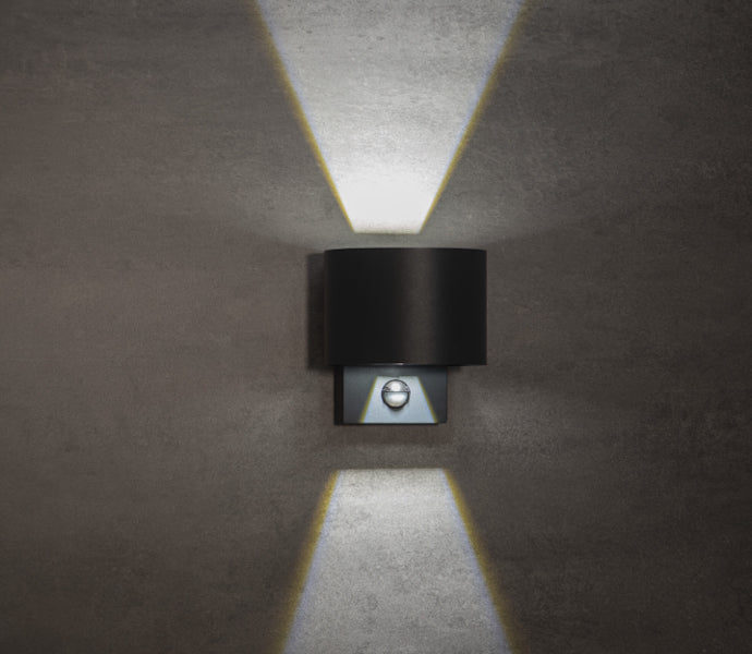 Wandlampe | Wandleuchte LED REKA PIR Graphit 7W IP54