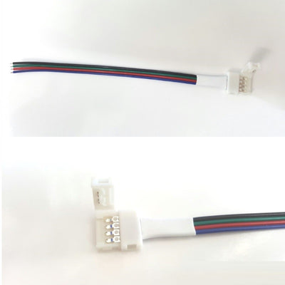 RGB Anschlußstecker 4 Pin Klicksystem für 10mm RGB Streifen
