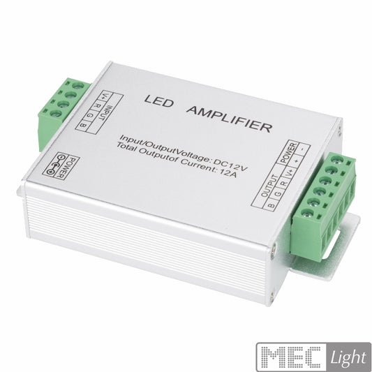 Verstärker / Amplifier RGB LED für RGB Streifen/Stripes verlängern 12V/DC 3x 4A