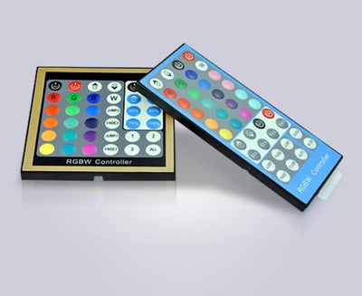 RGB(W) LED Controller Wandeinbau Panel 12-24V + Funk RGB(W) Fernbedienung