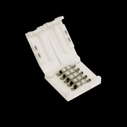 12mm RGBW Verbinder 5 Pin für zwei RGBW Streifen / Stripes Klappe