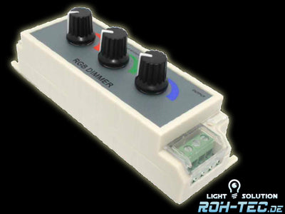 RGB DIMMER manuell LED Controller 3 Chanel 12V 3x3A