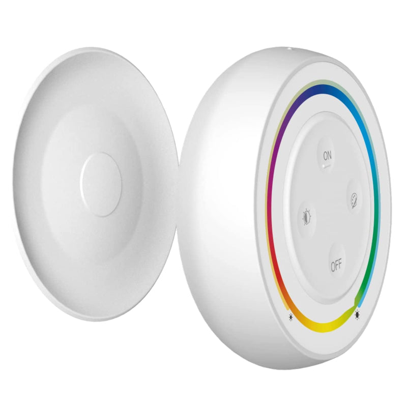 3in1 Fernbedienung rund Wandhalterung Touch RGB/RGBW/RGB+CCT in weiß Miboxer