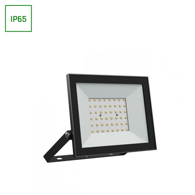 LED Scheinwerfer / Fluter / Strahler 50W 4300lm in schwarz IP65 Außenstrahler