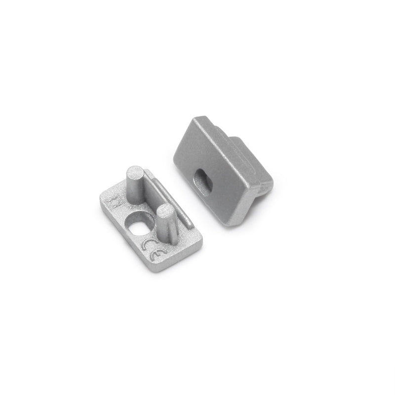 ALU Profil | Leiste | Schiene SLIM-8 für Led Streifen +Abdeckung AUFBAU silber
