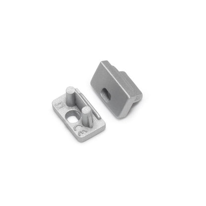 ALU Profil | Leiste | Schiene SLIM-8 für Led Streifen +Abdeckung AUFBAU silber