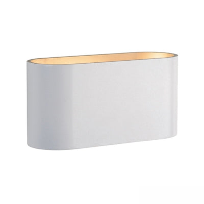 Designer Wandleuchte / Wandlampe / Wandstrahler G9 in weiß IP20