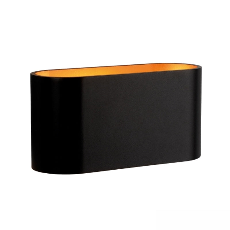 Designer Wandleuchte / Wandlampe / Wandstrahler G9 in schwarz IP20