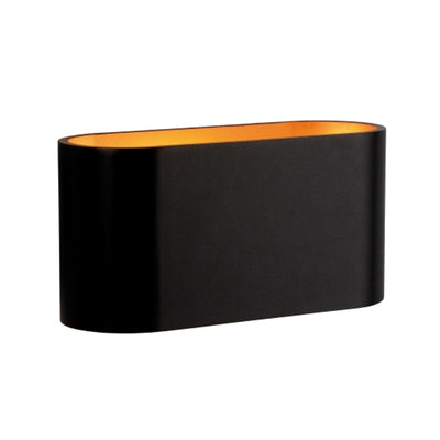 Designer Wandleuchte / Wandlampe / Wandstrahler G9 in schwarz IP20