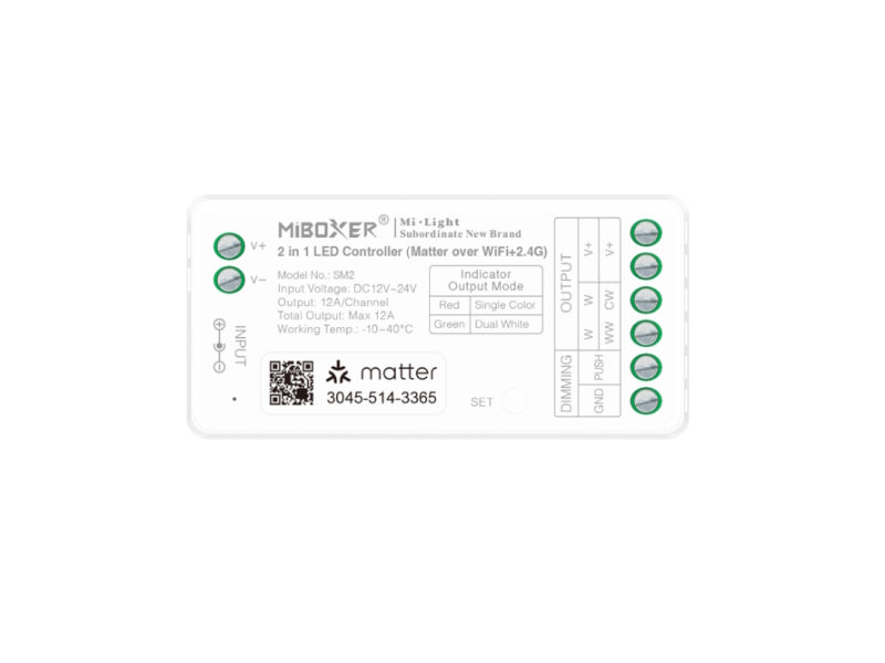 2in1 LED-Controller Matter Over WiFi+2.4GHz MiBoxer