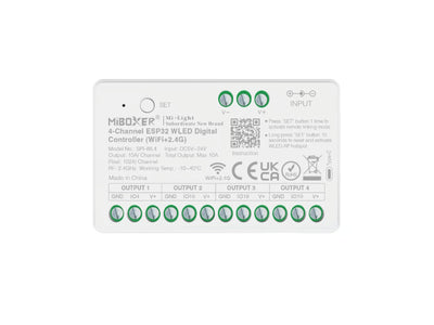 4-Kanal ESP32 WLED Controller WiFi & 2,4 GHz für digitale LED-Streifen Miboxer