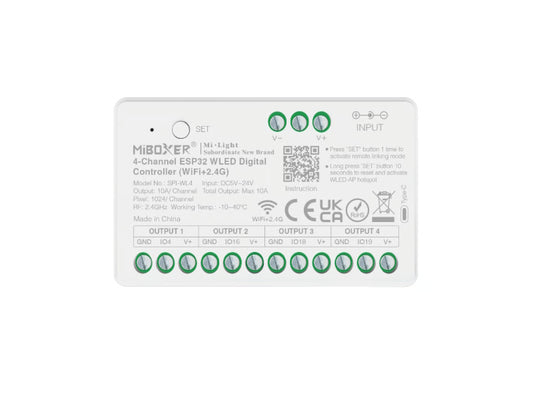 4-Kanal ESP32 WLED Controller WiFi & 2,4 GHz für digitale LED-Streifen Miboxer