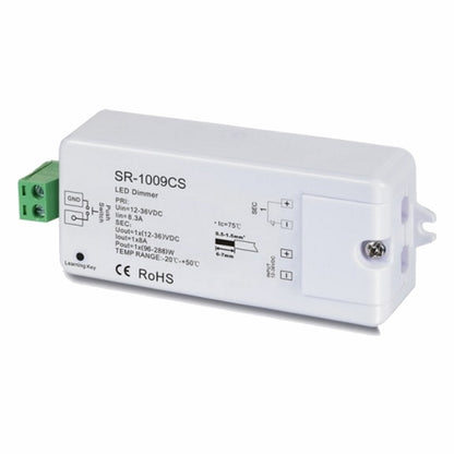 1 Kanal Empfänger (SR-1009CS) für LED Dimmer / Taster 12 36V / 8A (96-288W)