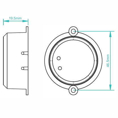 1 Kanal Funk LED Schalter 230V/AC 100W für Mehrzonen Sender (SR-1009SAC-Switch)