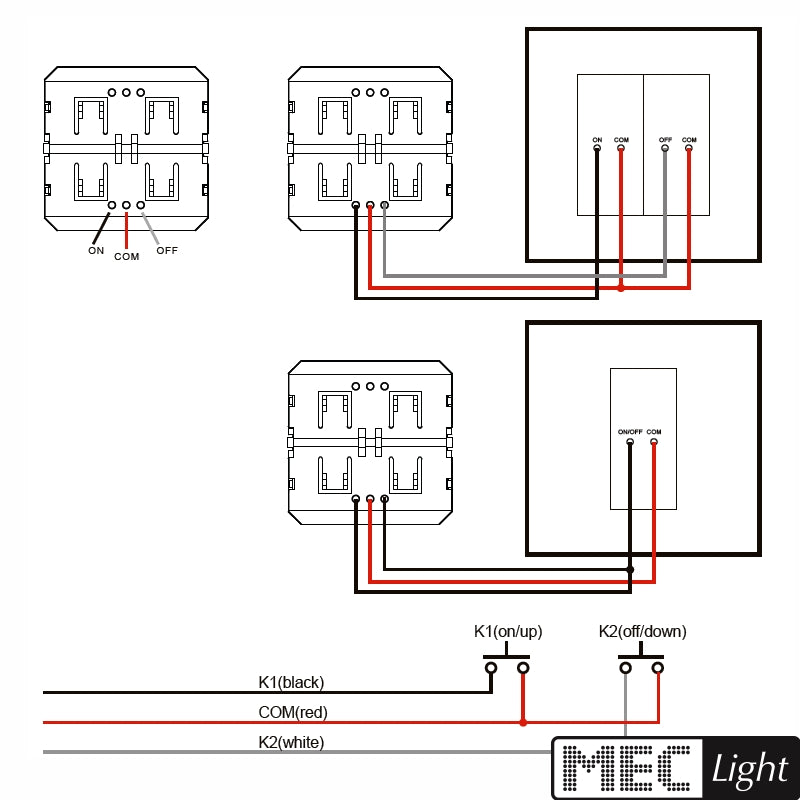 Funk LED Dimmer / Schalter Wandeinbau/Unterputz RF Sender Modul (SR-2801P)