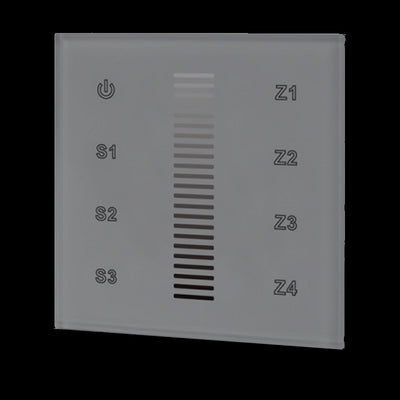 Funk LED Controller / 4 Zonen Wandeinbau Dimmer zum dimmen (SR-2830A-AC)