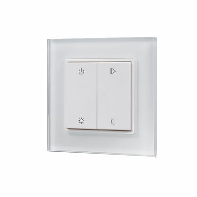 FUNK RGB Controller/Dimmer Wandaufbau Wippschalter RF Sender (SR-2833RGB)