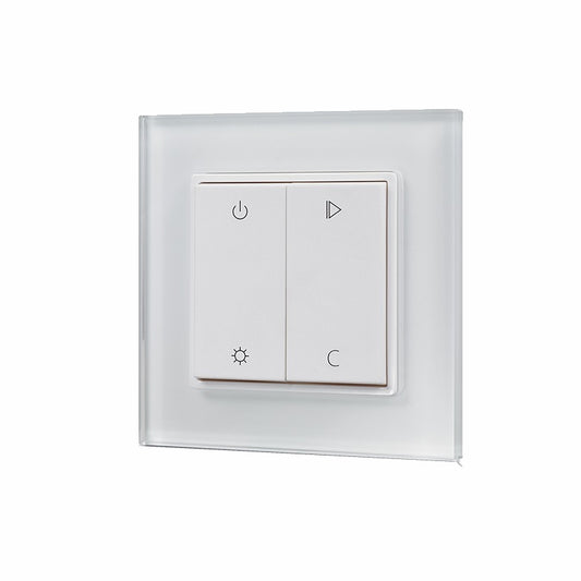 FUNK RGB Controller/Dimmer Wandaufbau Wippschalter RF Sender (SR-2833RGB)