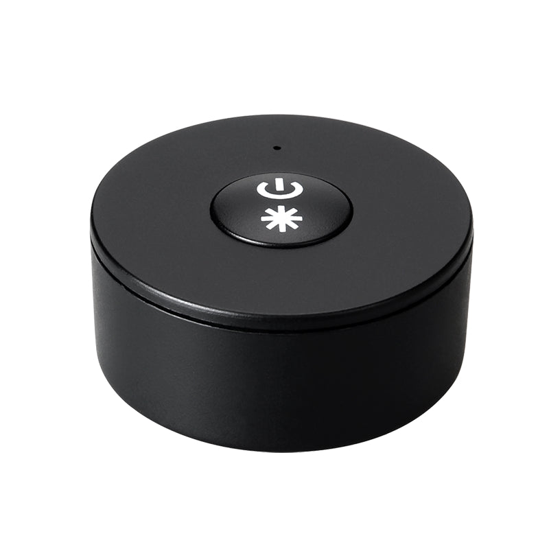 Funk LED Dimmer / Schalter / Taster rund Sender in schwarz (SR-2833S black)