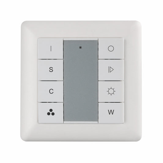 RGB(W) LED Controller / 1 Zonen Funk Wandcontroller (SR-2853K8-RGBW)