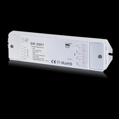 RGBW Verstärker SR-3001 Amplifier 12-36V/DC 60W-180W 4x 5A für Homematic HUE LED