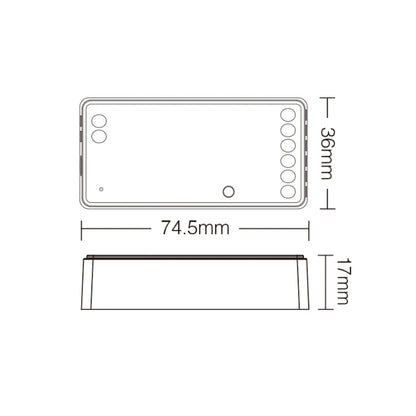 5in1 LED-Controller 2.4 GHz Einfarbig CCT RGB RGBW RGB+CCT 12–24 V 12A MiBoxer