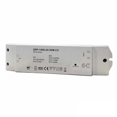 Funk Dimmer / Controller RF LED Empfänger 12V (SRP-1009-50W-CV) mit Led Trafo