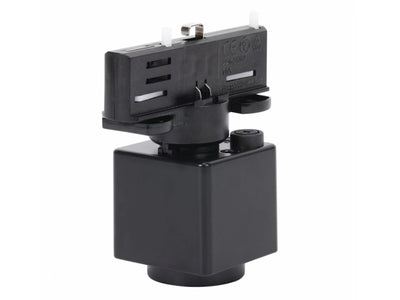 ML 230V 3-Phasen Schienensystem Adapter Slim mit Steckdose Schwarz