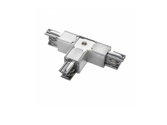 ML 230V Schienensystem T-Verbinder, Erde links, weiß