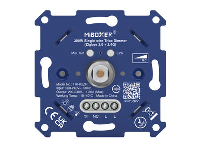 300W Eindraht-Triac-Dimmer – Zigbee 3.0 + 2,4 GHz Miboxer