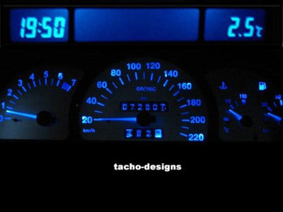 Blaues MID/TID Display Opel Astra G Zafira Agila