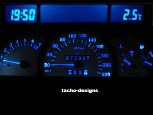 Blaues MID/TID Display Opel Astra G Zafira Agila