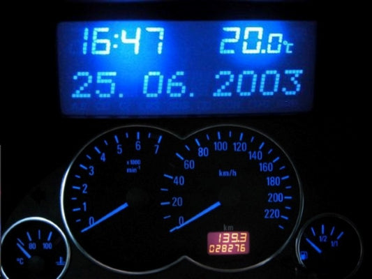 Blauer Tacho + MID Astra G Zafira A Agila P&P