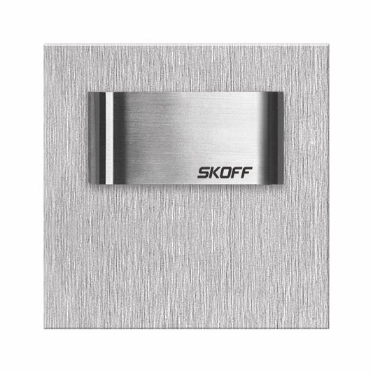 Skoff Tango Short Mini Einbau Treppenleuchte Edelstahl 0,4W 10V warm weiß IP66