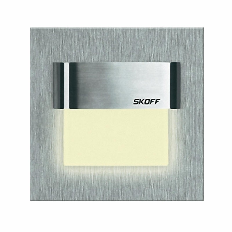 Led Wand Einbau Treppenleuchte Edelstahl 10V 0,8W Skoff Tango warm weiß 3000K