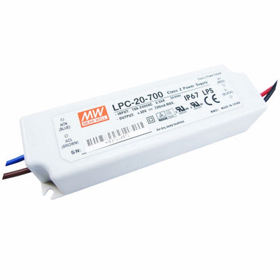 LED Netzteil/Trafo 700mA Konstantstrom 9-30V DC 9-21W (LPC-20-700) MEANWELL