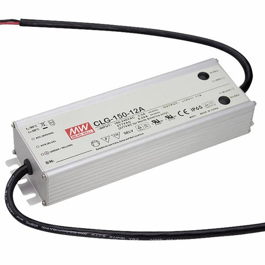 LED Trafo Netzteil 12V DC 11A 132W MEAN WELL (CLG-150-12A) MW IP65 Meanwell