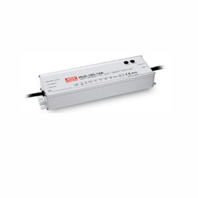 LED Trafo Netzteil 12V DC 6,5~13A 156W MEANWELL (HLG-185H-12A) MW TÜV MM IP65